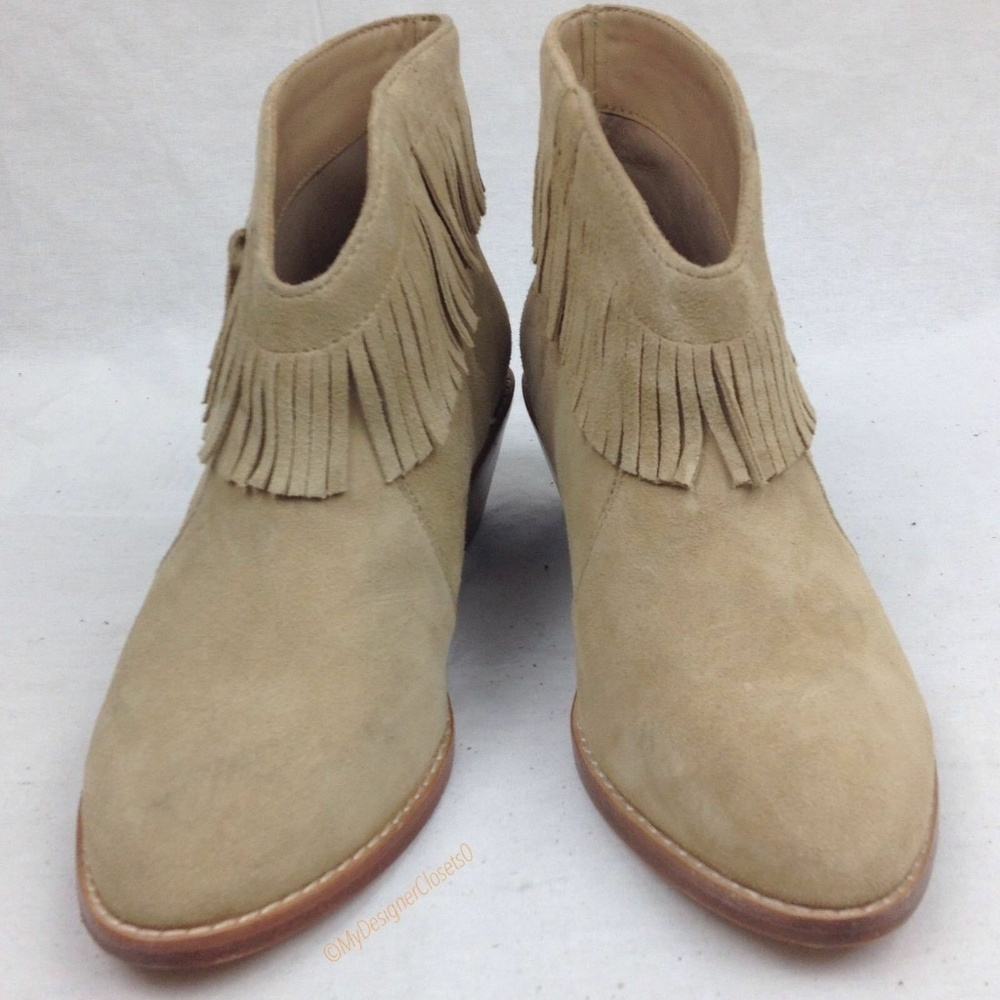 JOIE Loren Fringe Bootie sz 36